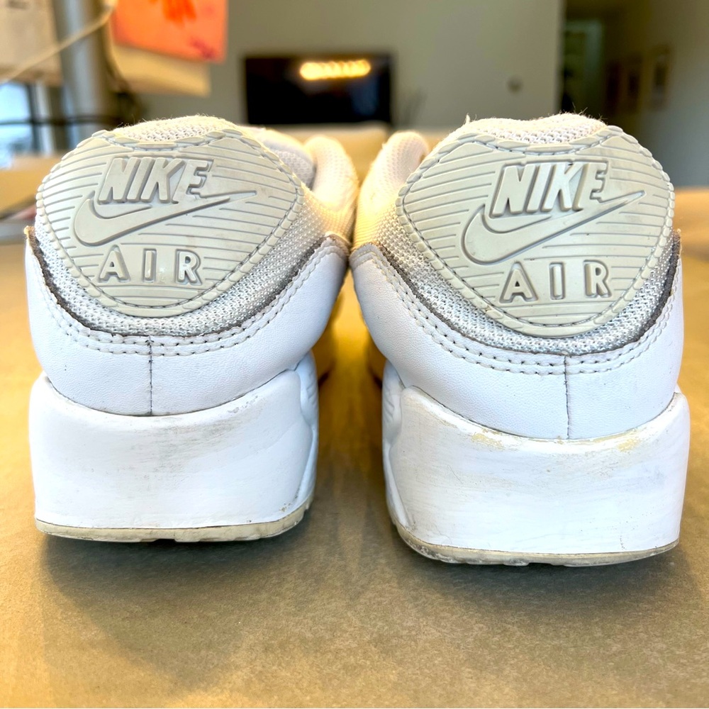 NIKE Air Max 90 Sneakers, White,‎ 9 - Picture 8 of 15